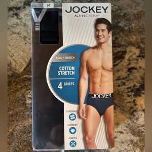 NEW Jockey ActiveStretch Men's Briefs - Black Medium